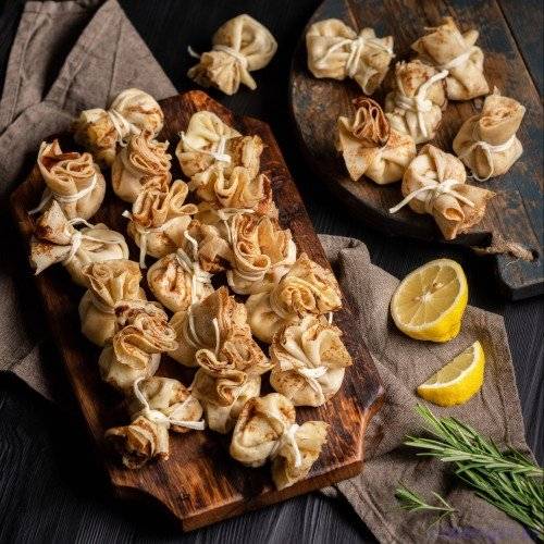 Блинные мешочки с жюльеном 12 шт. 
