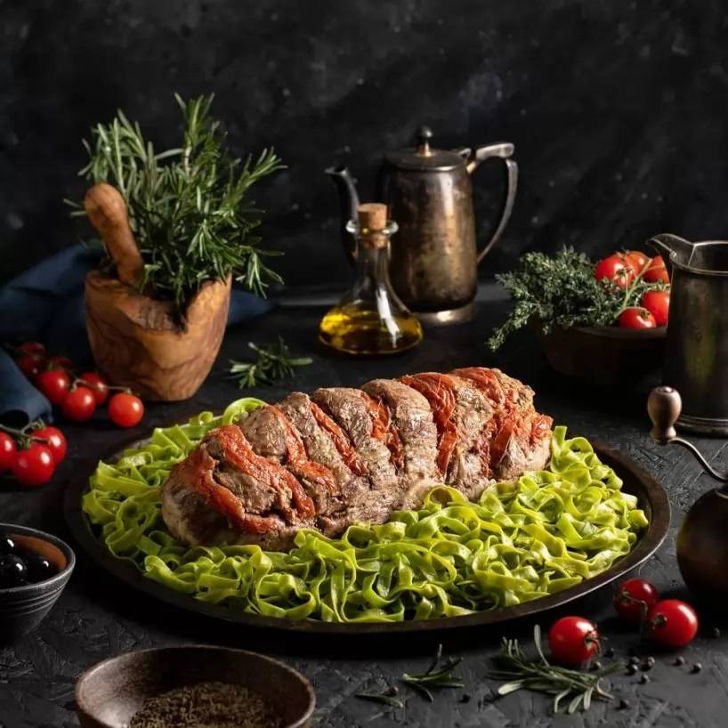 Мясной рулет по-итальянски